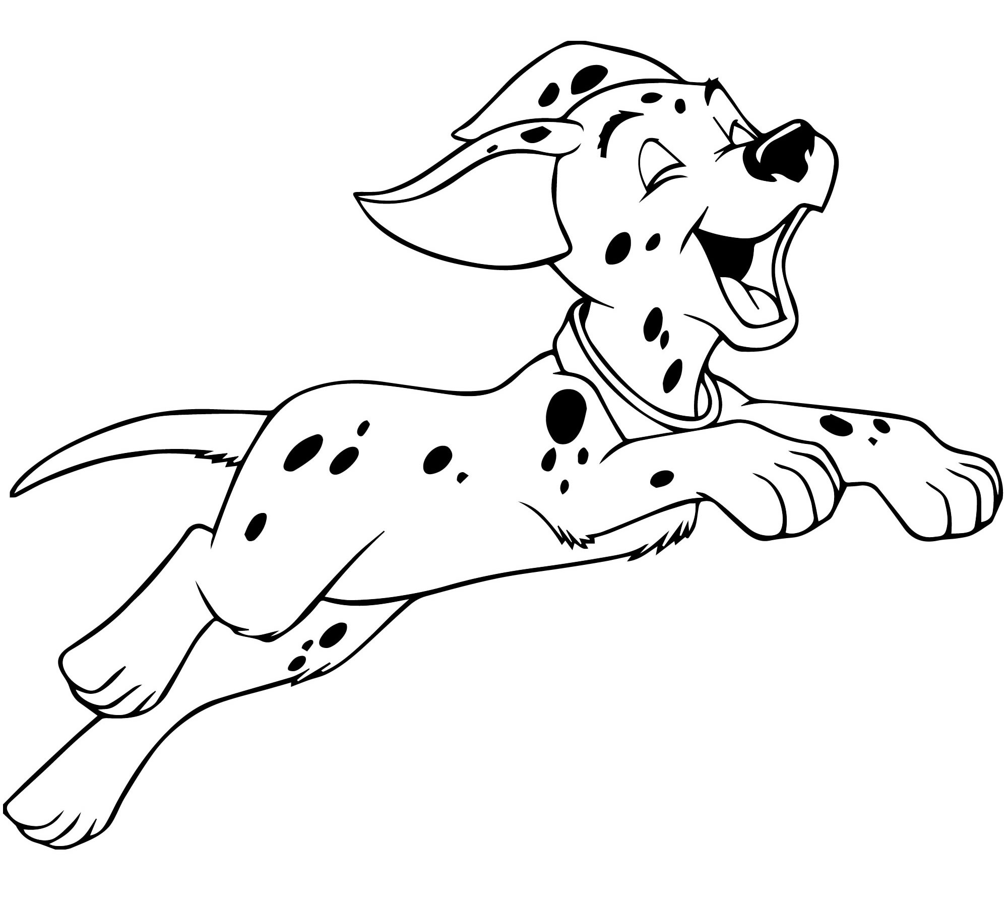 Собака далматинец раскраска для детей