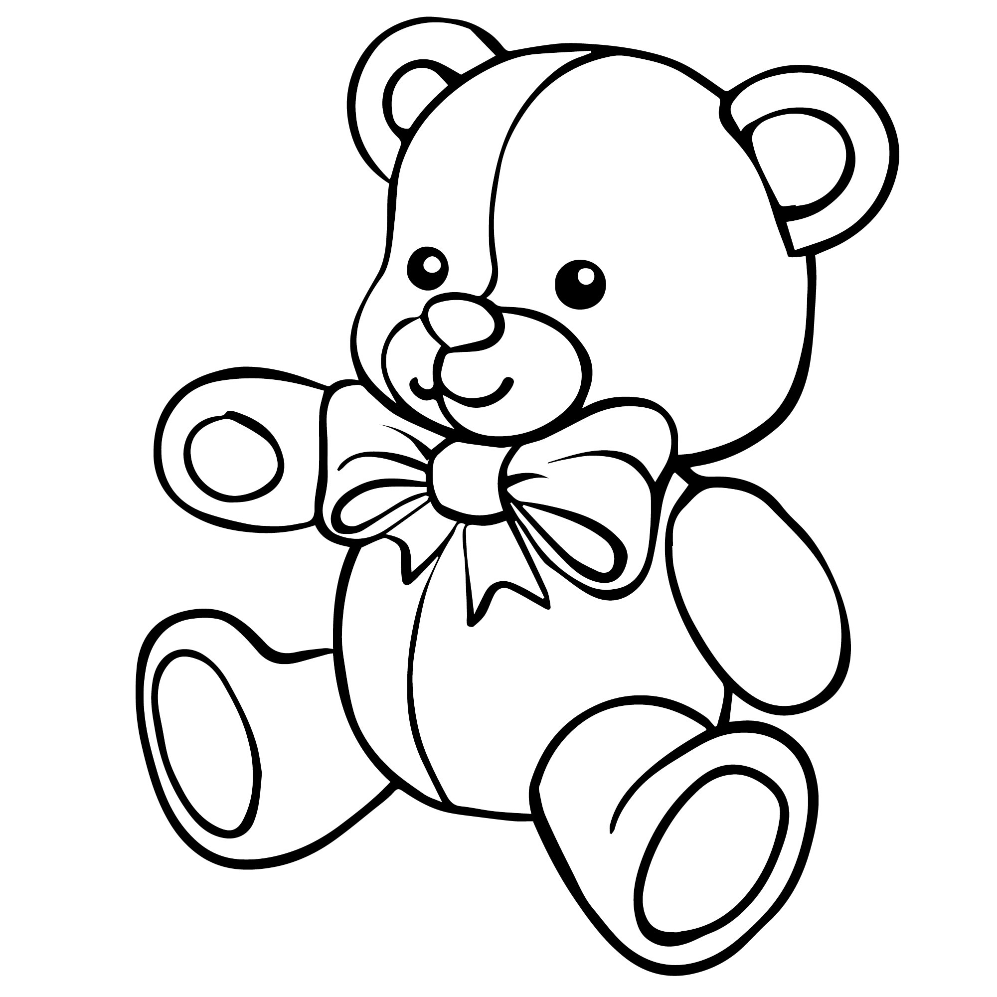 Медвежонок игрушка раскраска для детей