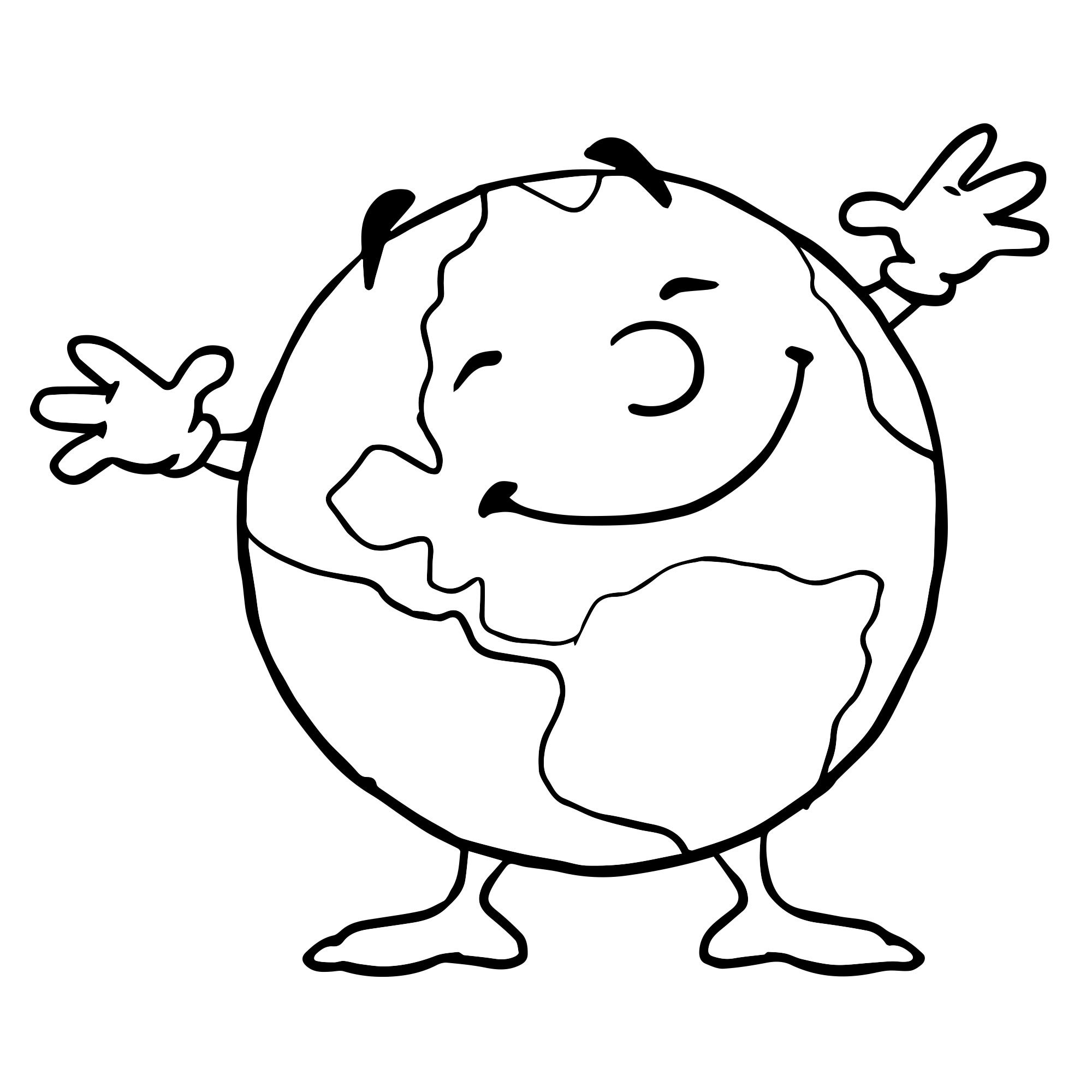Земной шар раскраска для детей