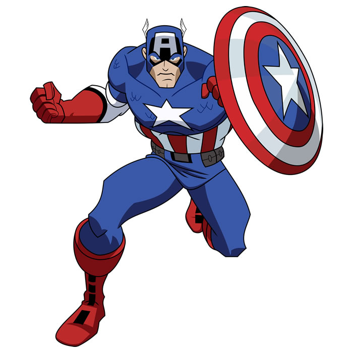 Капитан Америка картинка для детей
