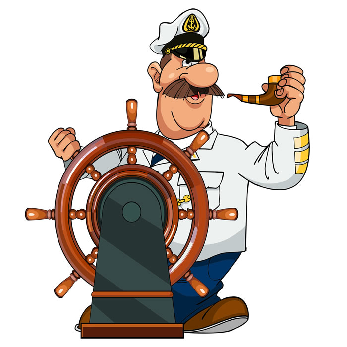 Капитан корабля картинка для детей