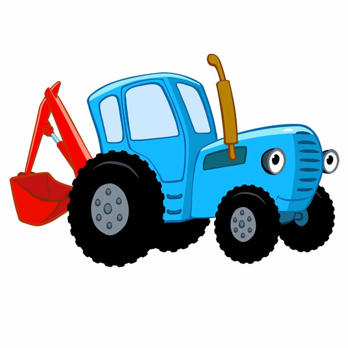 Синий трактор картинка для детей