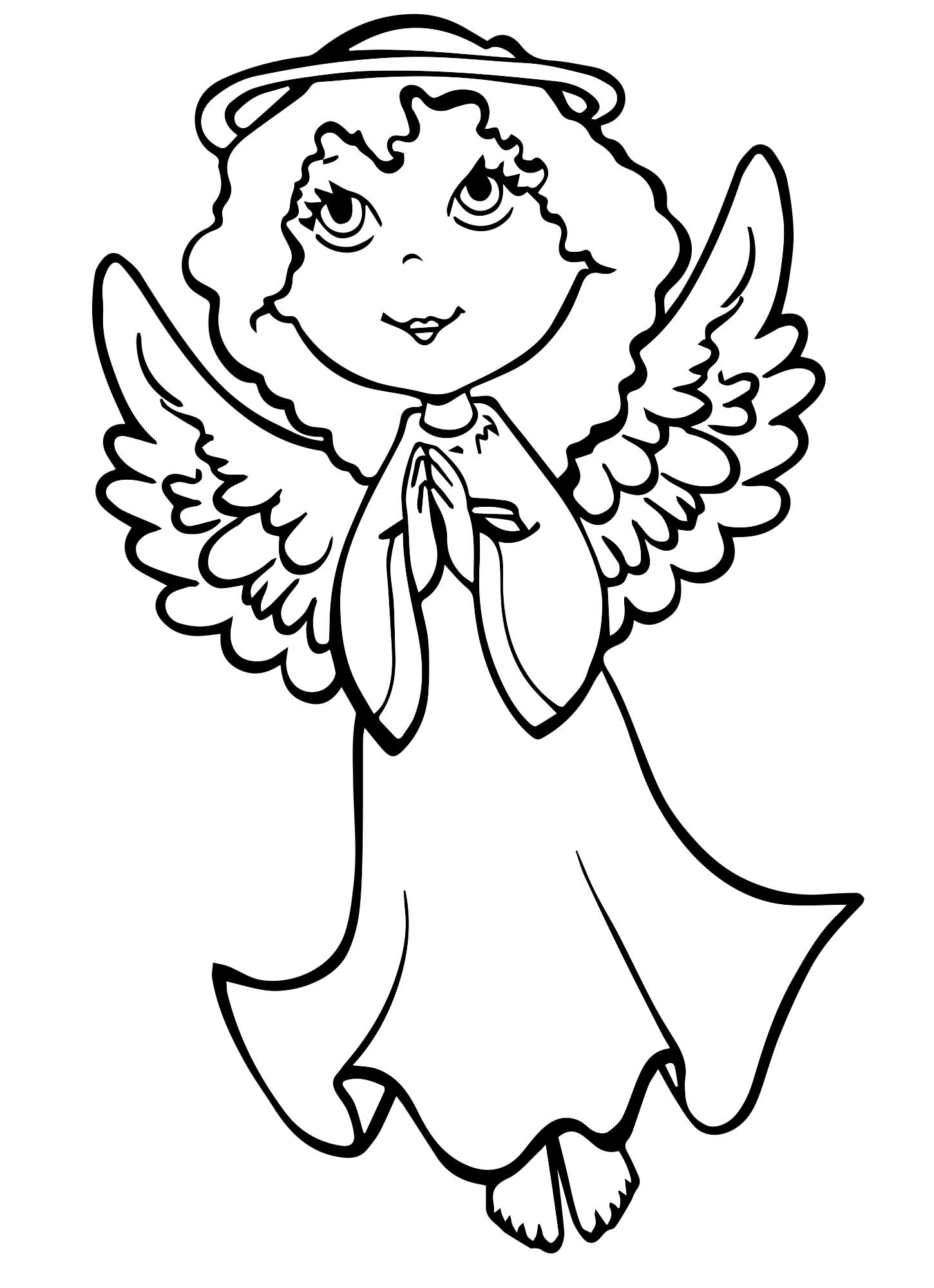 Раскраска ангел: векторные изображения и иллюстрации, которые можно скачать бесплатно | Freepik