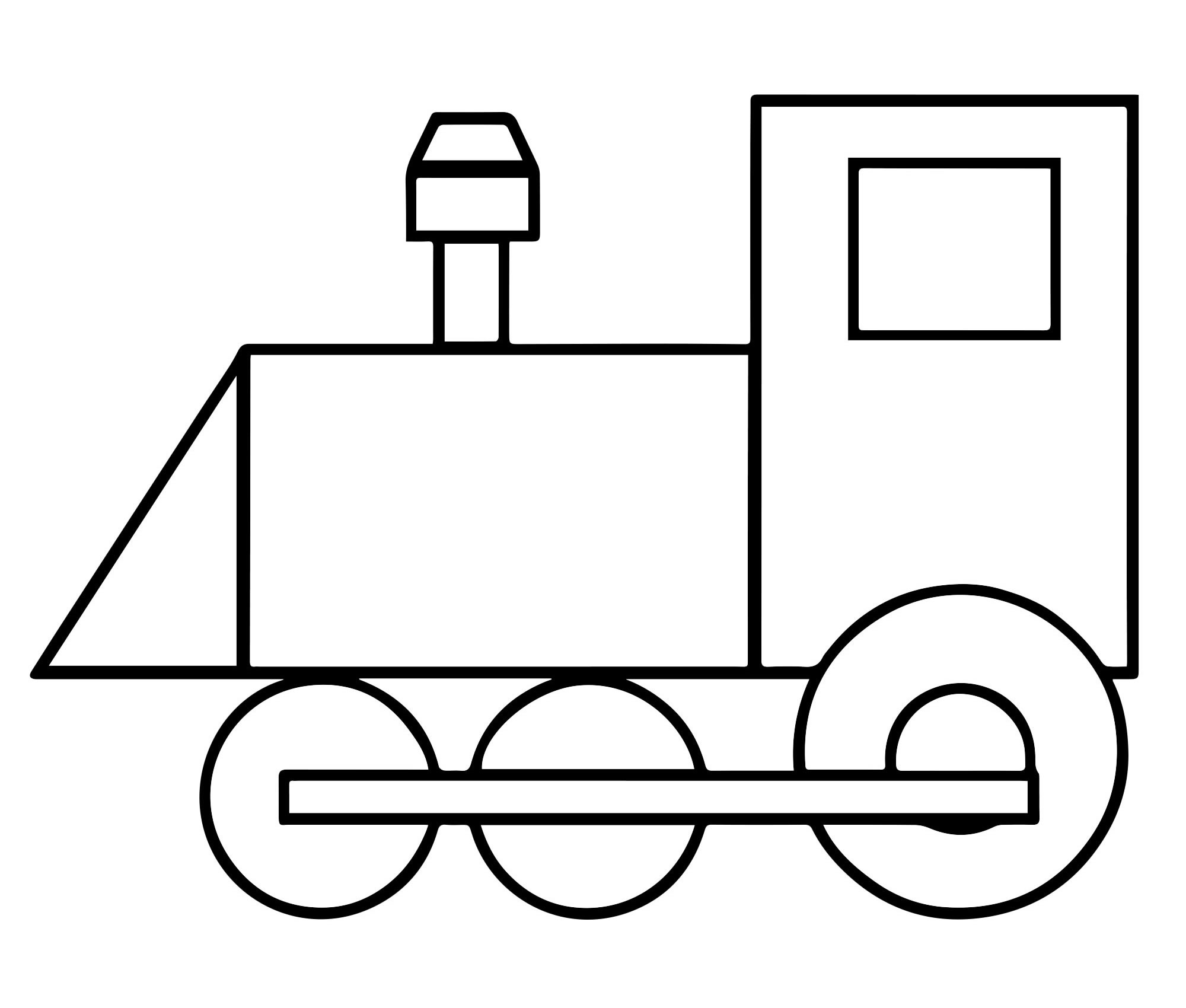 Аппликация поезд раскраска для детей