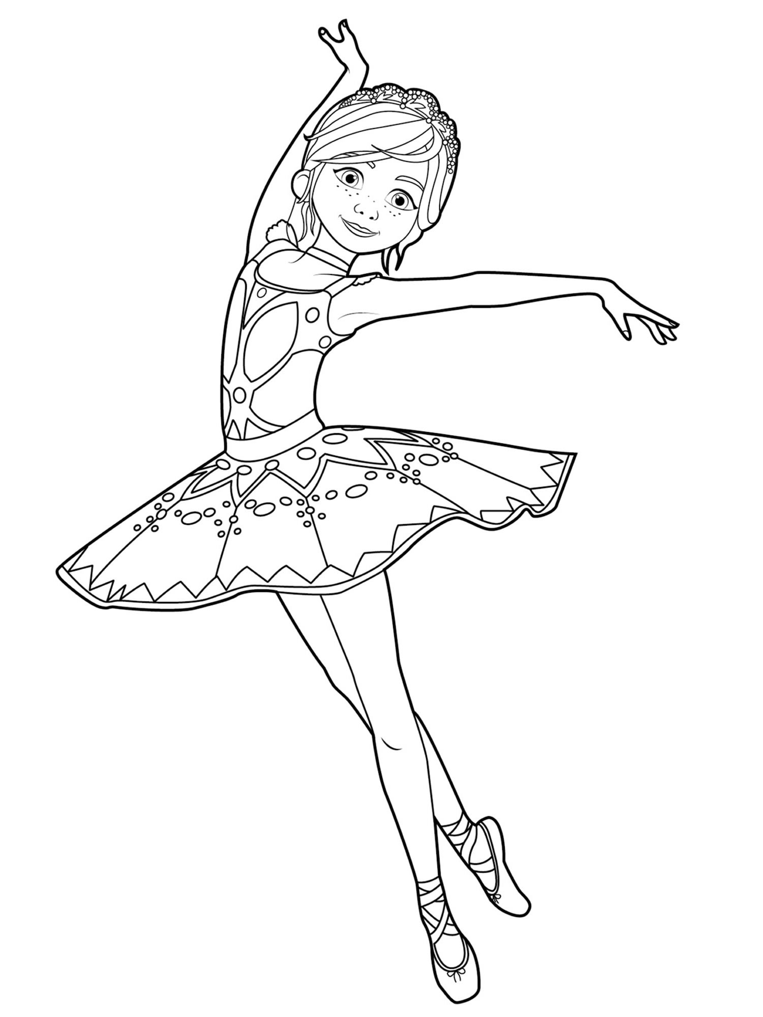 Раскраски Балерина | Зарубежные | Мультфильмы, сказки, аниме, скачать и распечатать бесплатно