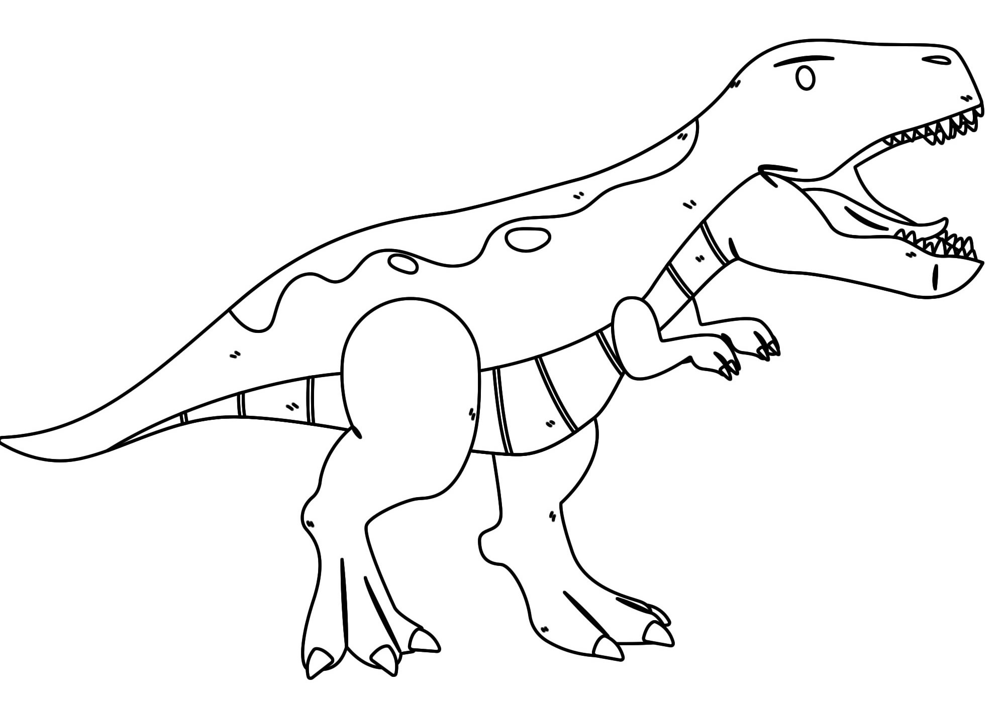 Раскраски - раскраски про динозавров