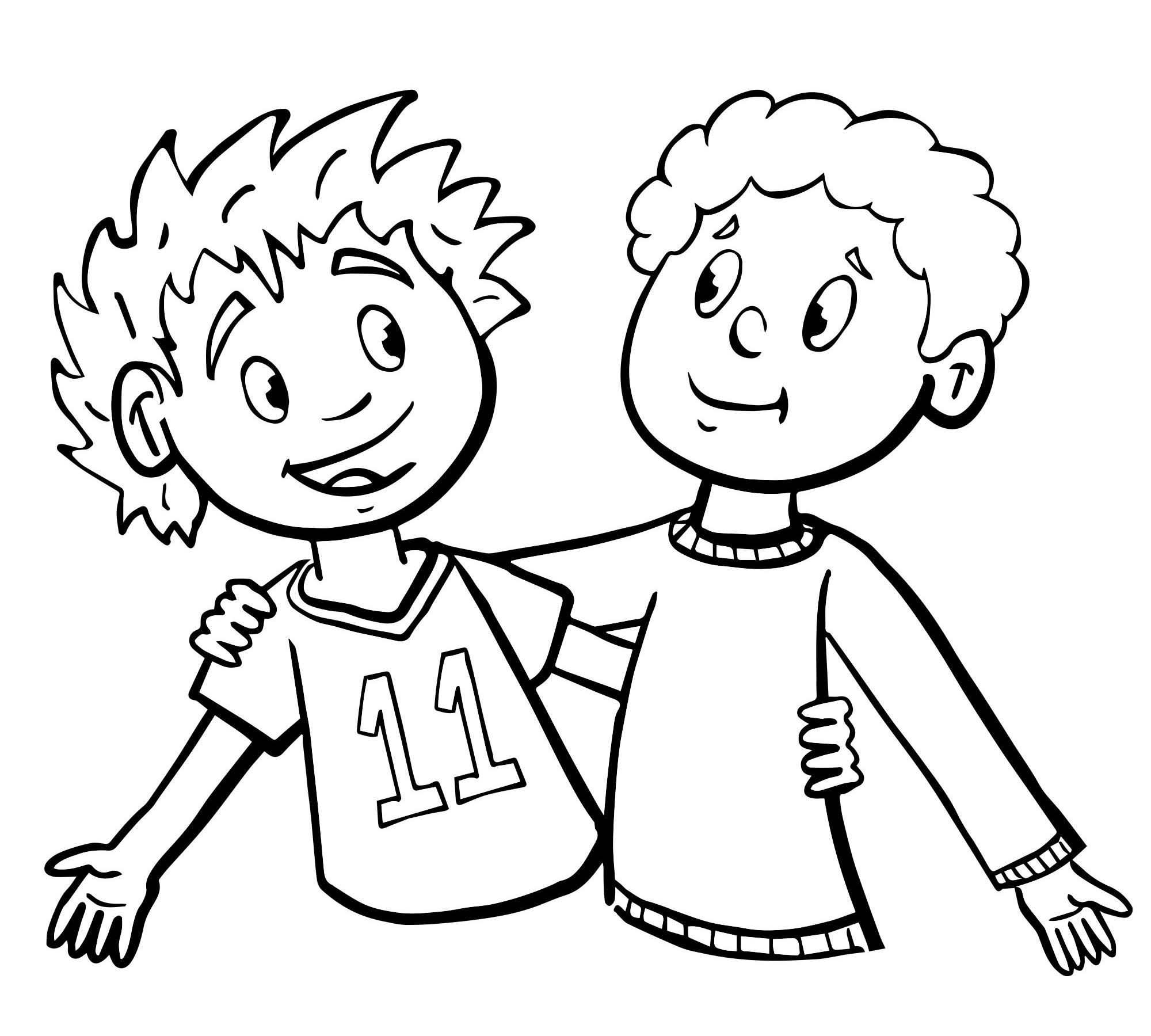 Дружба дети: векторные изображения и иллюстрации, которые можно скачать бесплатно | Freepik