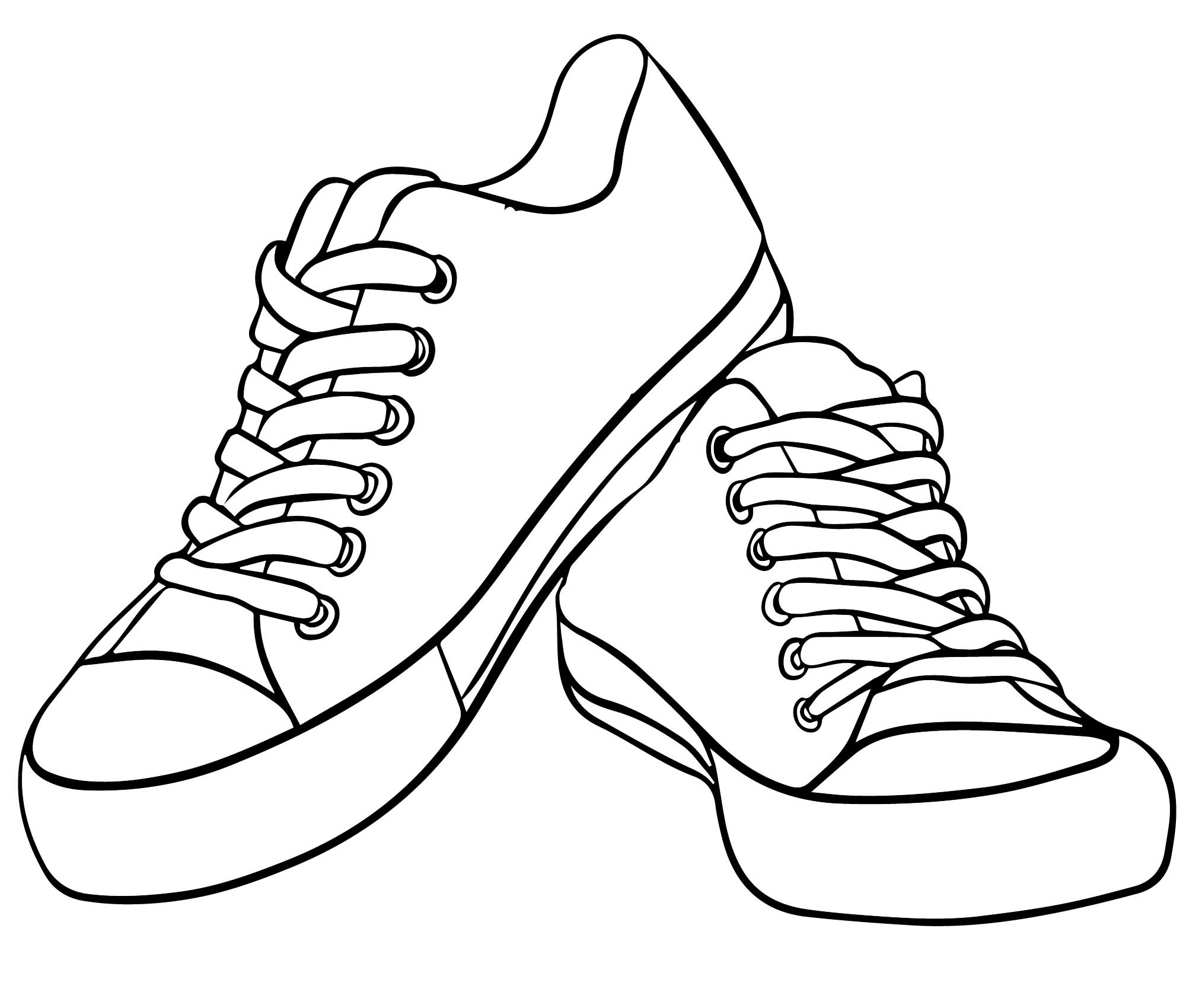Раскраски из категории Обувь