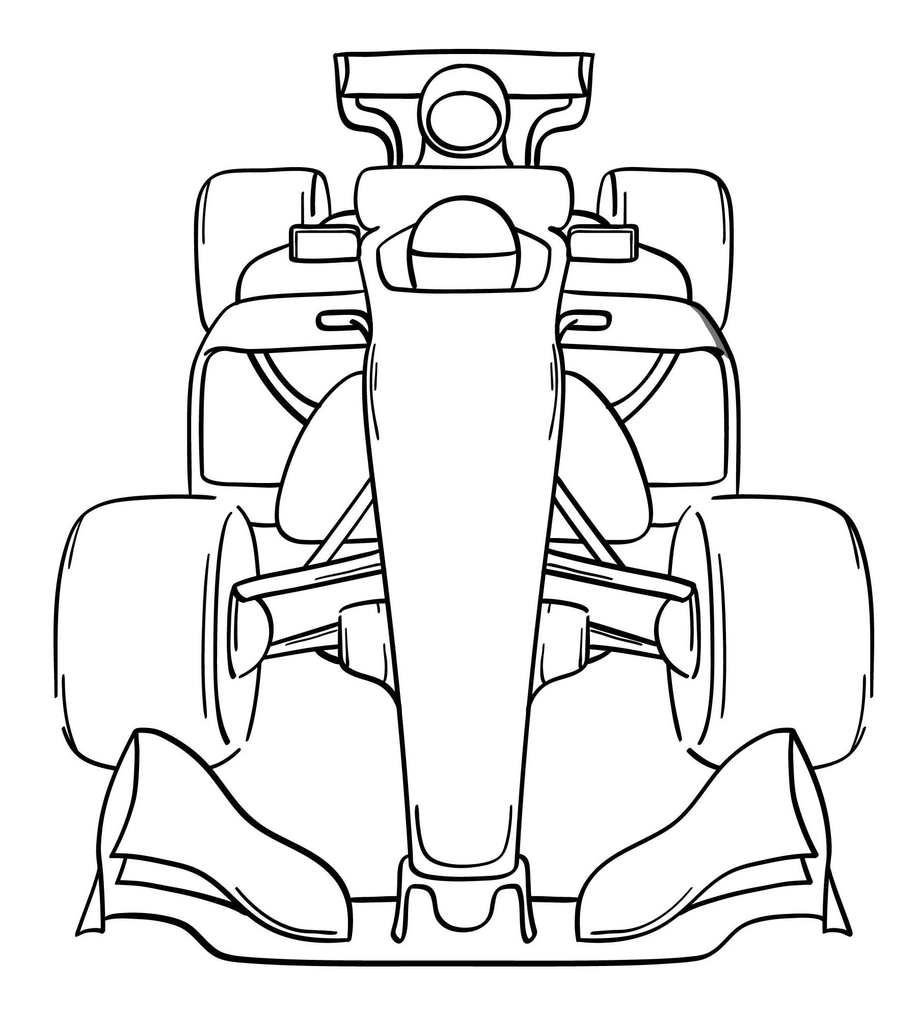 раскраски F1 - Формула-1