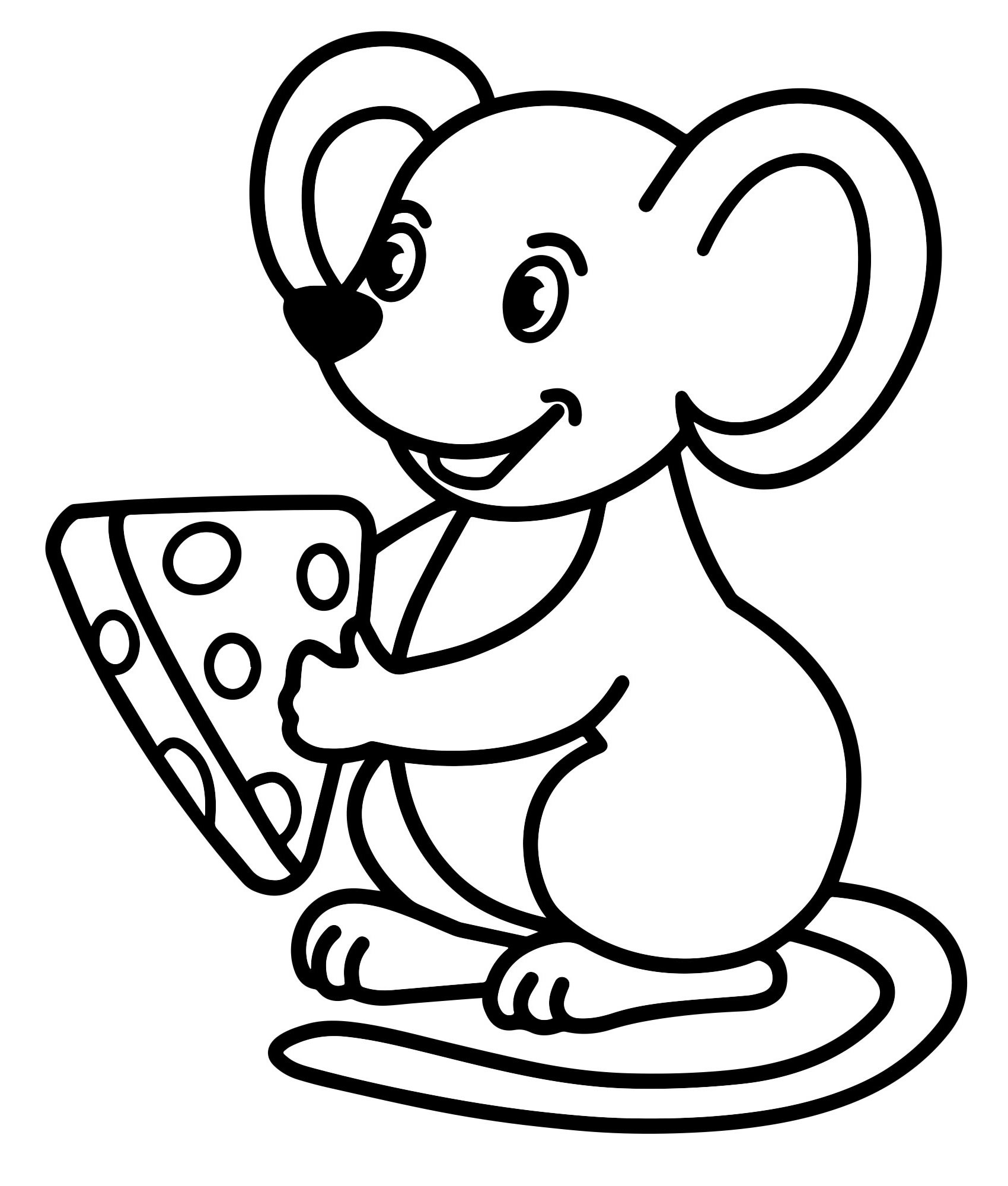 Изображения по запросу Раскраска детей мышка
