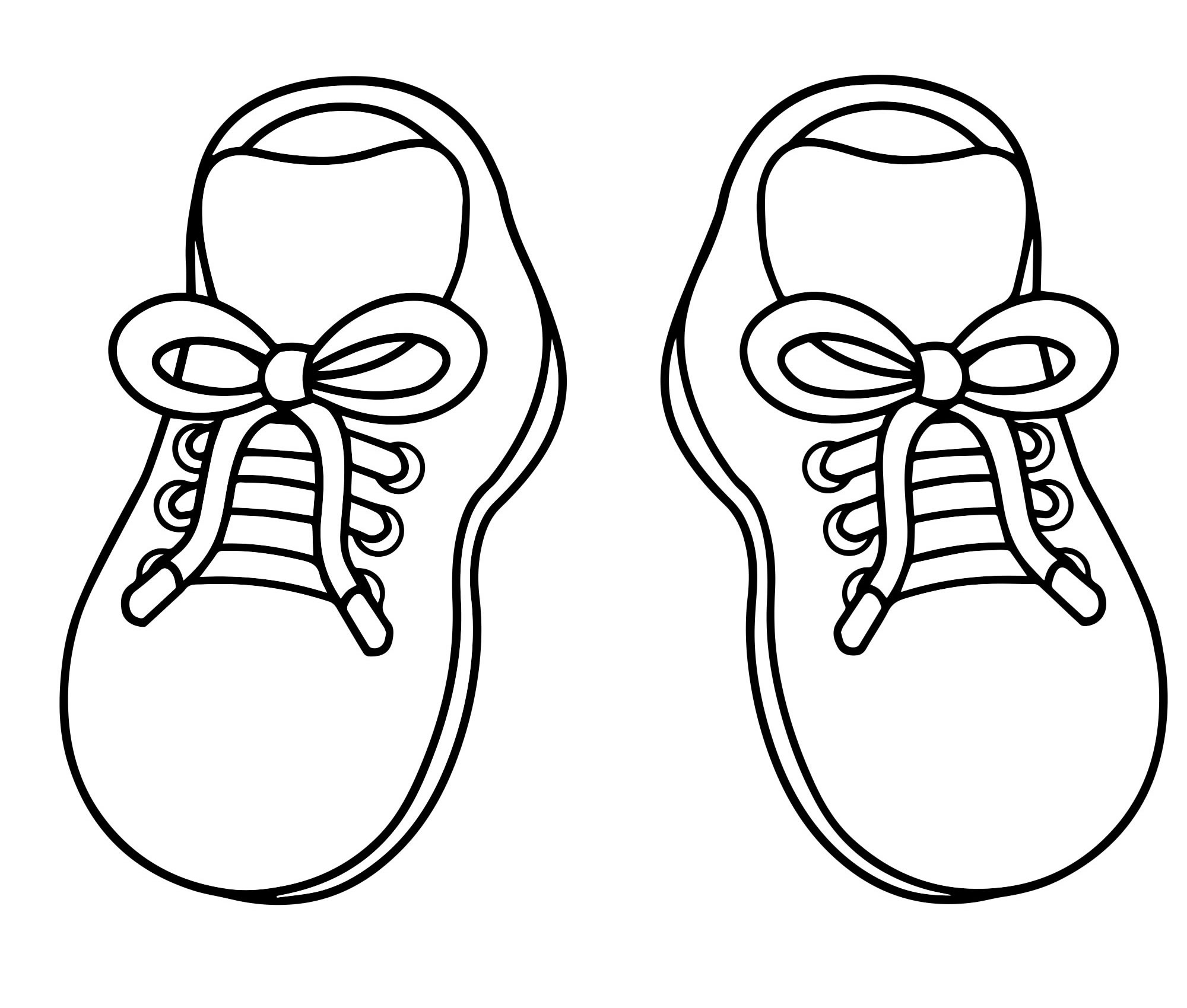 Обувь трафареты для детей