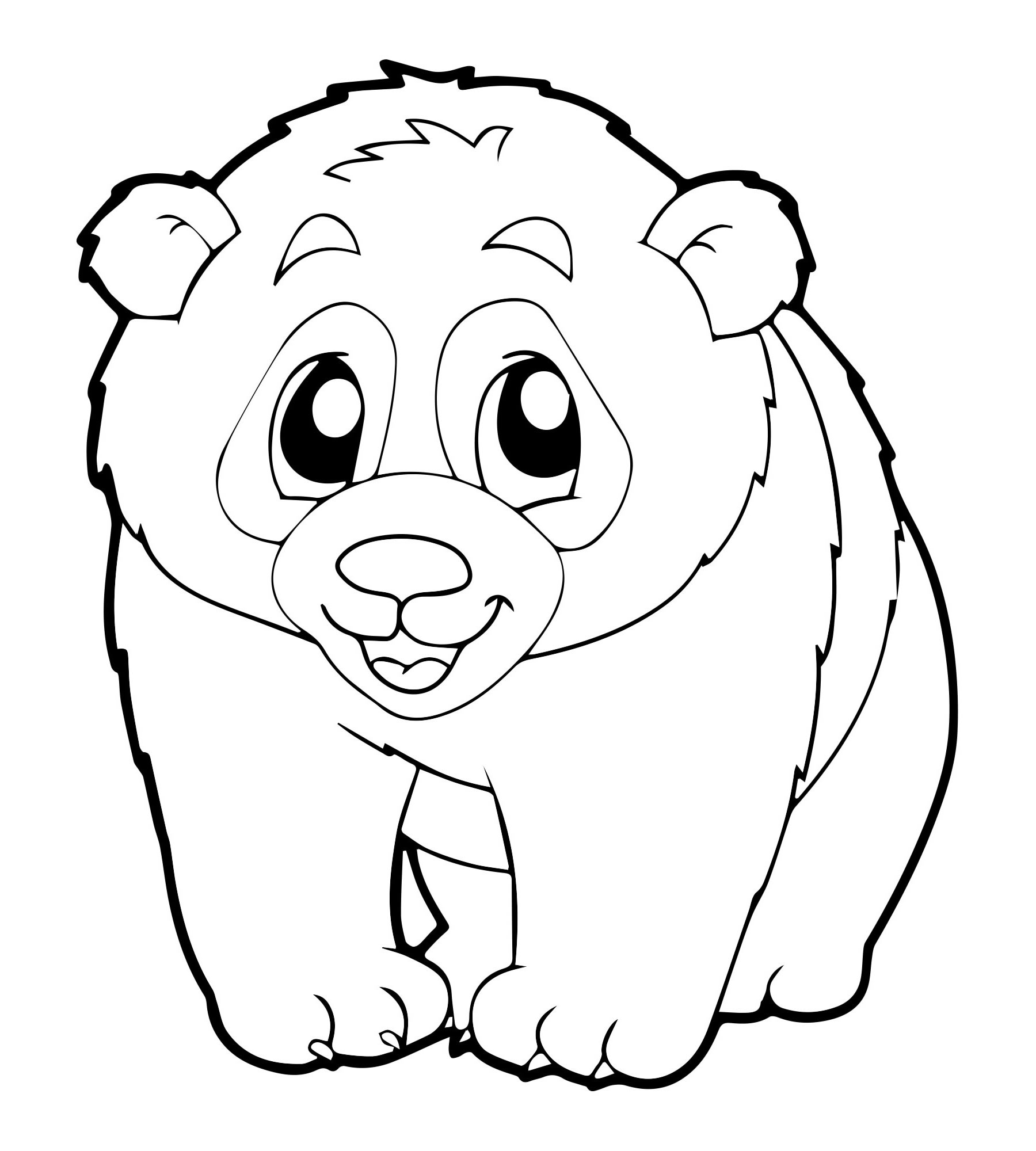 Китайская панда раскраска для детей
