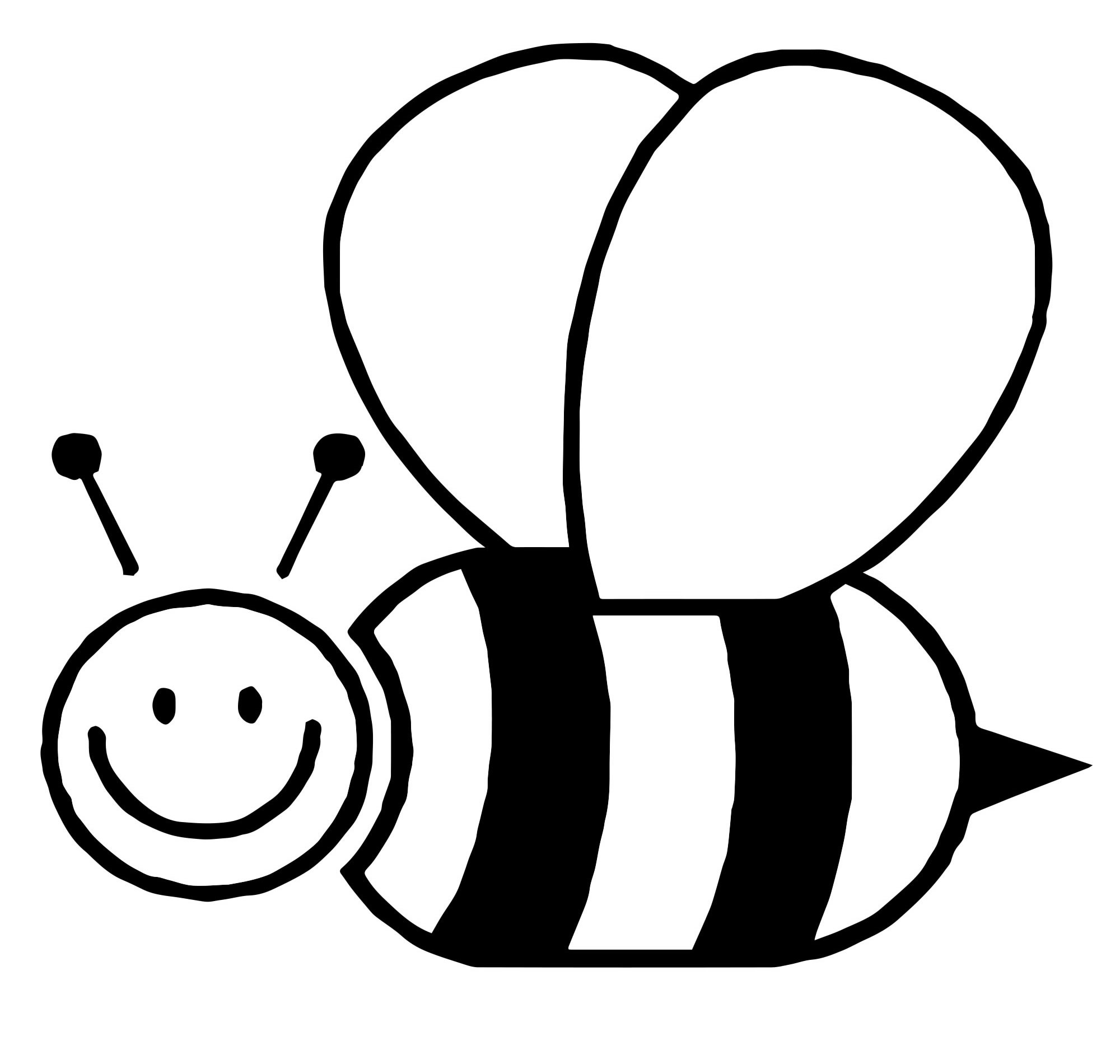 Рисунок пчелы для детей раскраска (45 фото)
