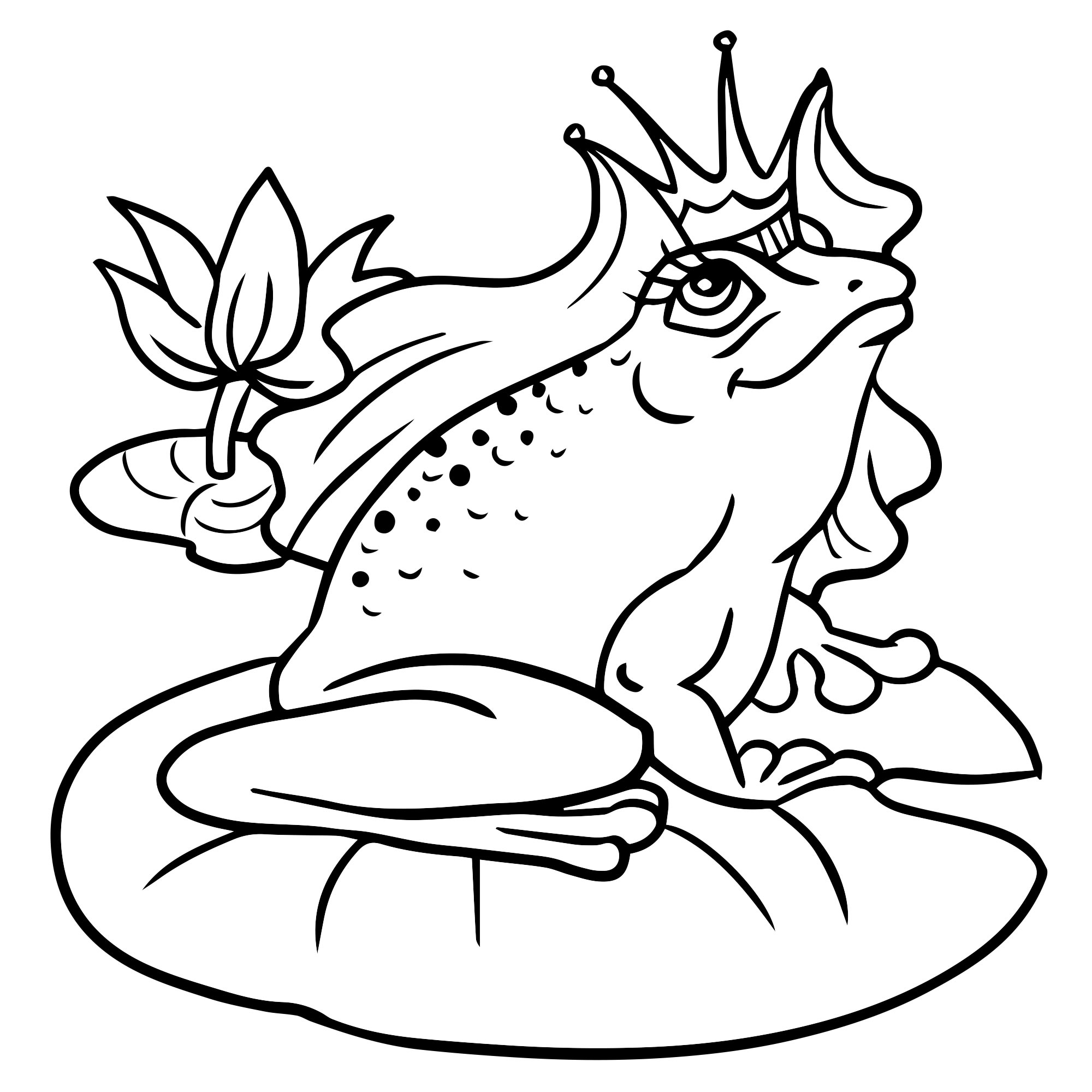 Царевна лягушка раскраска для детей