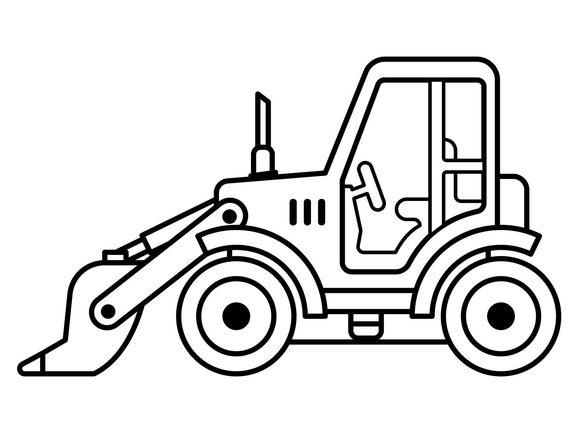 Синий трактор. День на ферме (от 2 лет) (Раскраска для детского сада, А4)