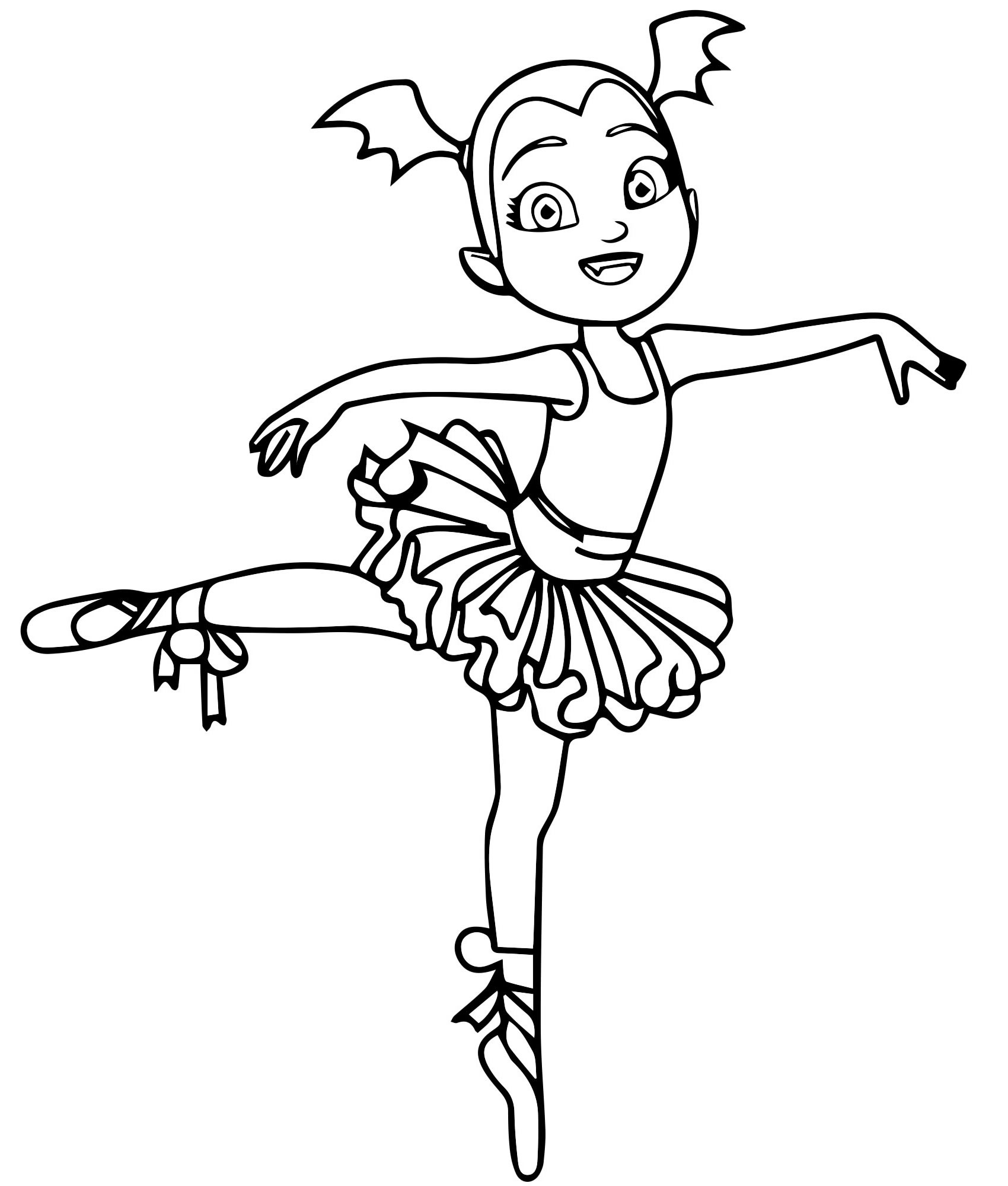 Балеринка рисунок