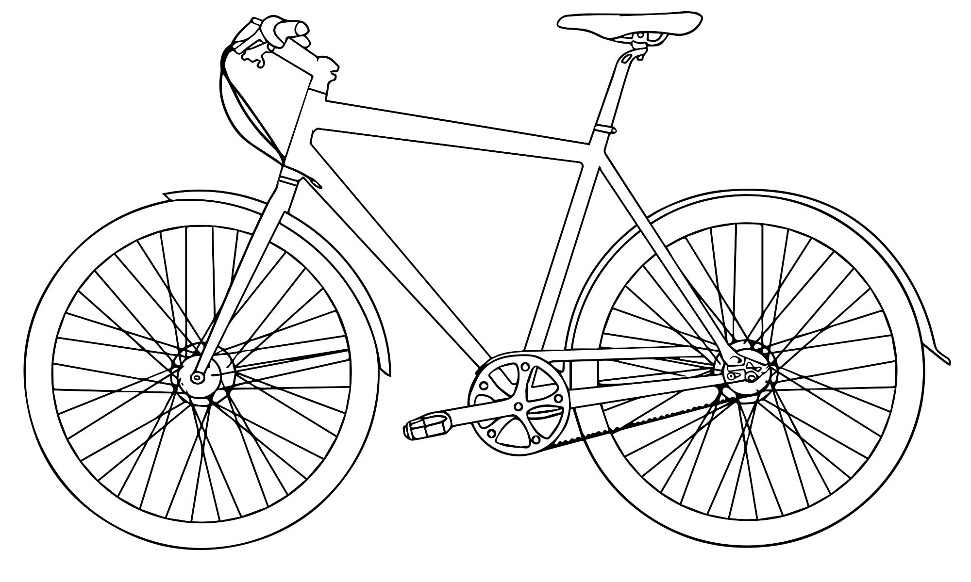 Велосипед рисунок