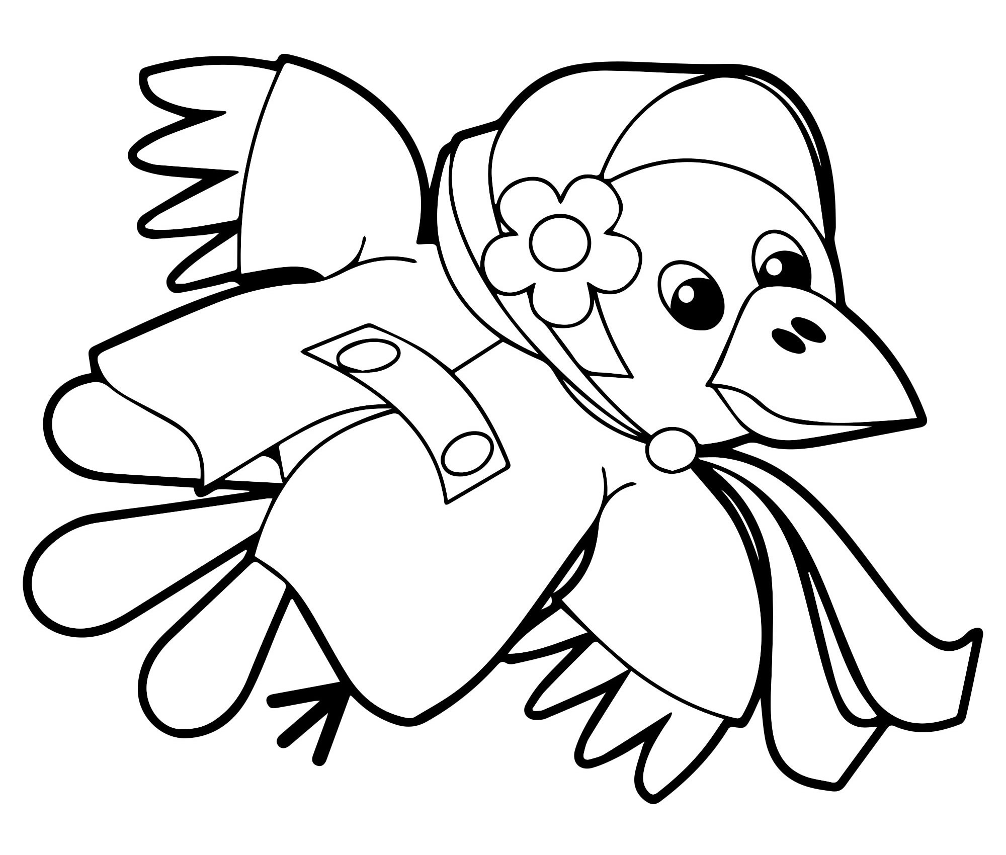 Ворона из сказки раскраска для детей