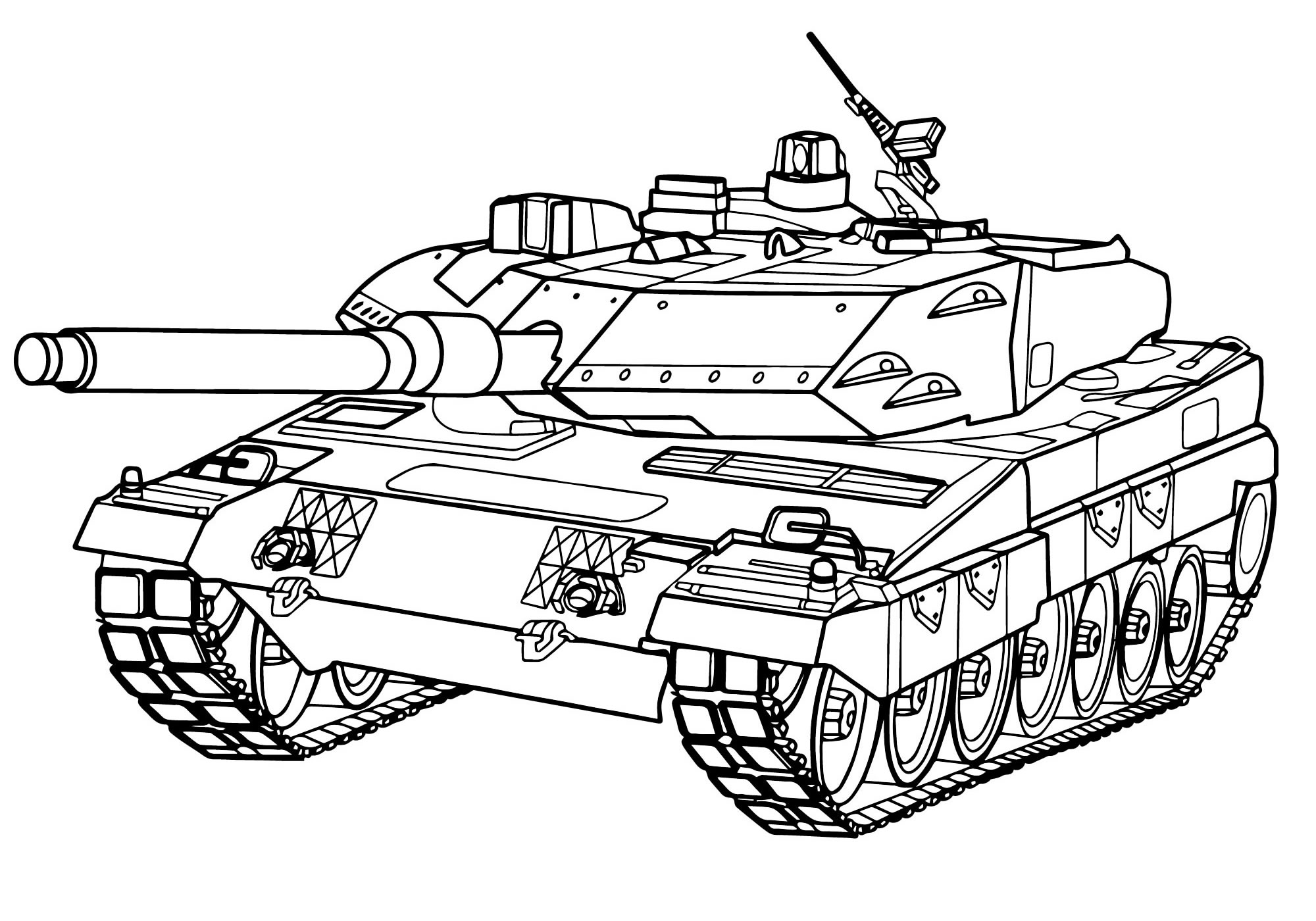 World of Tanks раскраска для детей
